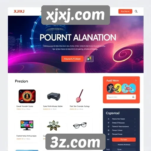 Análise da interface do site xjxj.com