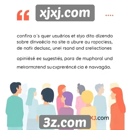 Feedback dos usuários sobre a navegação no site